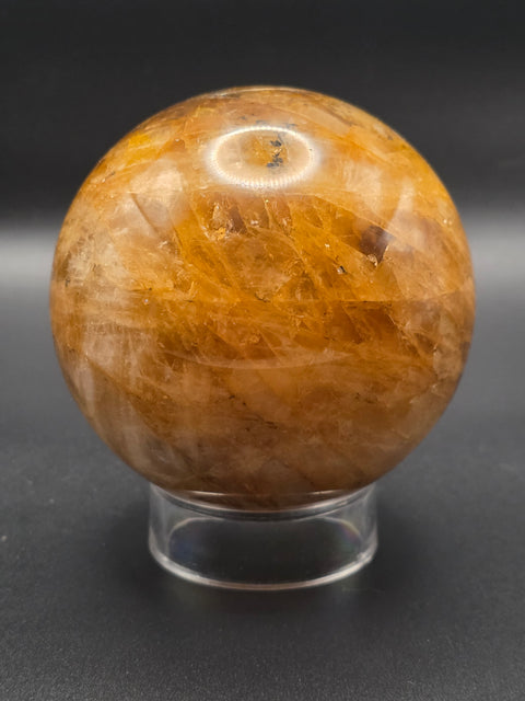 Large golden healer sphere! 79mm, 3.1 inches, 1.8 pounds