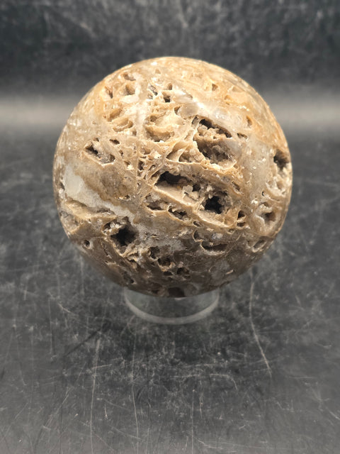 Sphalerite sphere! 71.6 ounces, 2.8 inches, 15.6 ounces