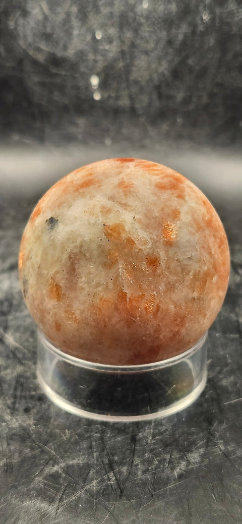 Sunstone sphere! 52.6mm, 2 inches, 7 ounces