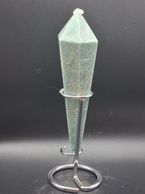 Amazonite scepter! 7.5 ounces, 6.25 inches tall