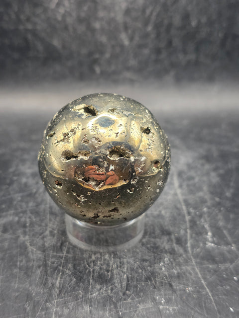 Pyrite sphere! 49mm, 1.9 inches, 9.2 ounces