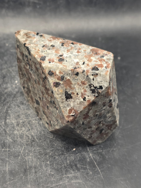 Flame stone "yooperlite" free form! 10.4 ounces, 2.7" wide, 2.4" tall