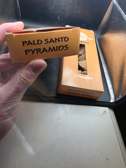 Palo santo incense pyramids box of 10!