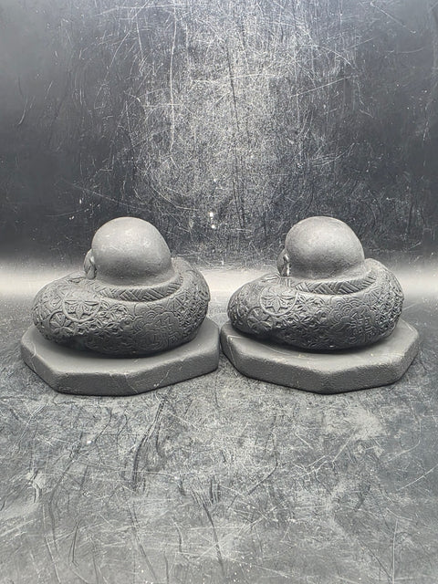 Shungite Chinese Buddha figurine! 2.5 inches tall, 8 ounces