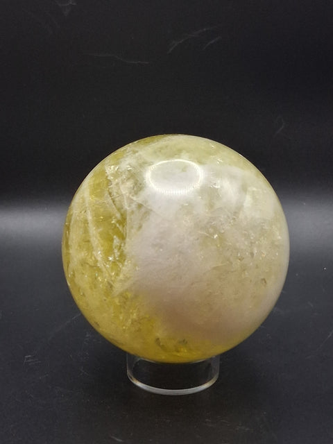Citrine sphere! 73.2mm, 2.8 inches, 1.3 pounds! #rainbows