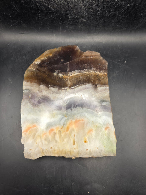 Florite slab! 1.4 pounds, 5.5 inches tall, 4.5" wide