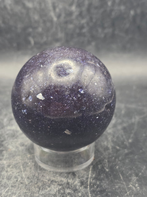 Lepidolite sphere! 51.8mm, 2 inches, 6 ounces