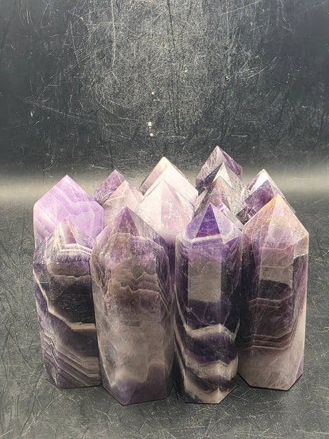Dream chevron amethyst tower! 2 too 2.5 inches tall