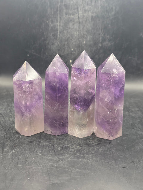 Natural Amethyst tower! 3 too 3.4 inches tall, 4 ounces
