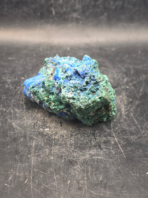 Raw Azurite chrysocolla crystal! 7.1 ounces, 2.6 inches wide
