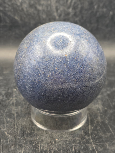 Lazulite sphere! 15.3 ounces, 67mm, 2.6 inches