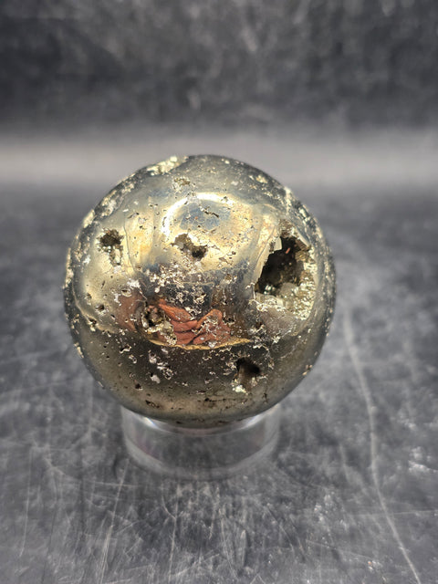 Pyrite sphere! 49mm, 1.9 inches, 9.2 ounces