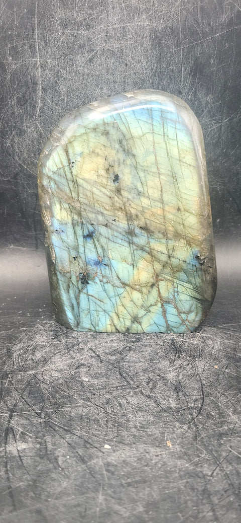 Labradorite free form! 1.1 pounds, 3.5 inches tall, 2.5 inches wide