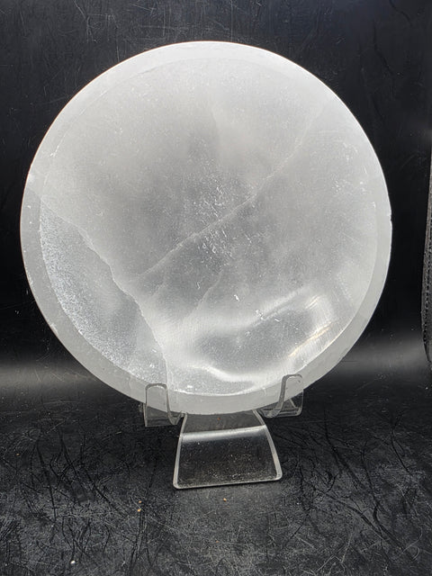 Selenite bowl!! 5.5 inches, 1.10 pounds!