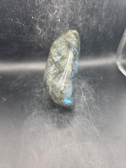 Labradorite free form! 1.6 pounds, 3.3 inches tall, 4.3" wide
