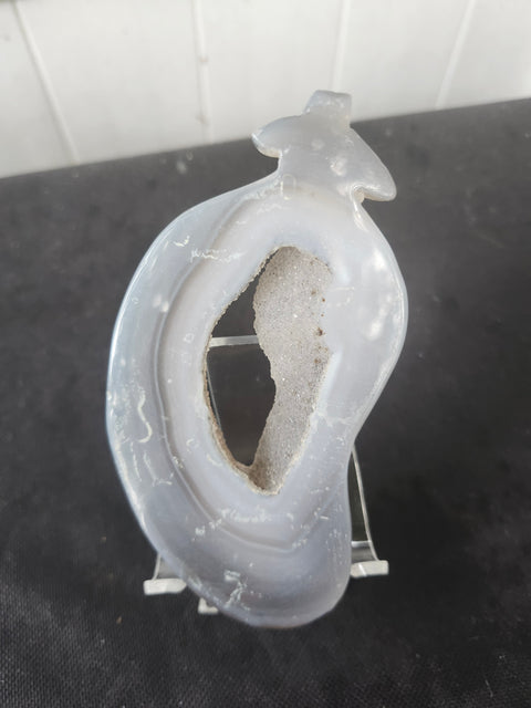 Druzy agate Jalapeño peper! 6 ounces 5 inches tall