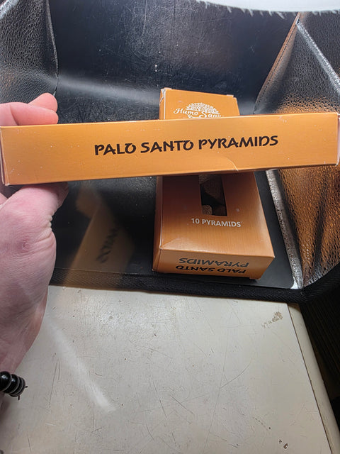Palo santo incense pyramids box of 10!