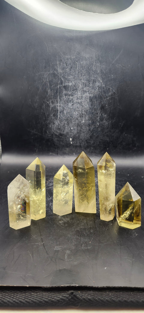 Citrine obelisk tower point! 2" to 3" inches!