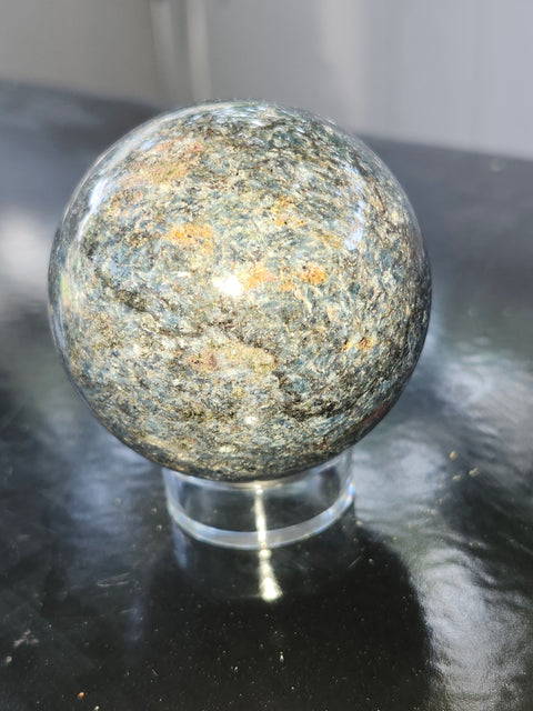 Ruby in kyanite sphere! 12 ounces, 57mm,2.24 inches