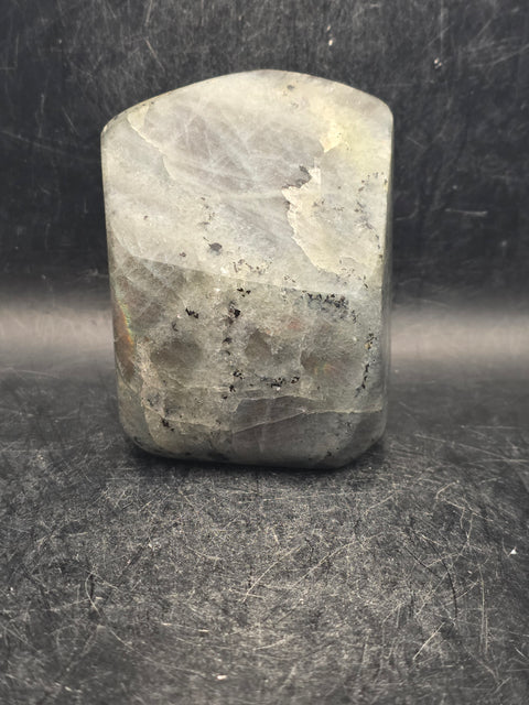 Purple/pink flash sunset labradorite free form, 10.3 ounces