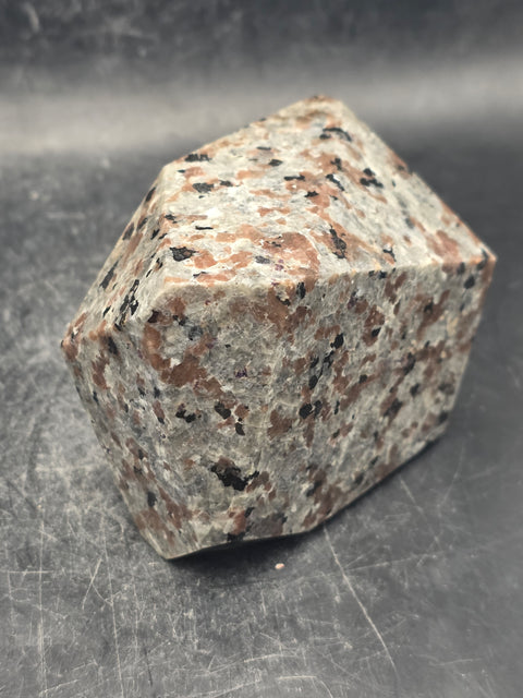 Flame stone "yooperlite" free form! 10.4 ounces, 2.7" wide, 2.4" tall