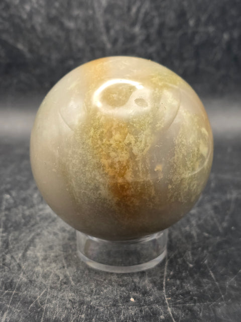 Ocean jasper sphere! 59.4mm, 2.3 inches, 10 ounces