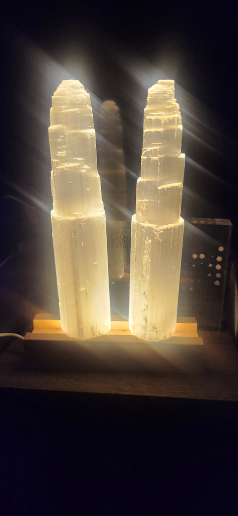 Selenite tower! 8 inches, 15 ounces!