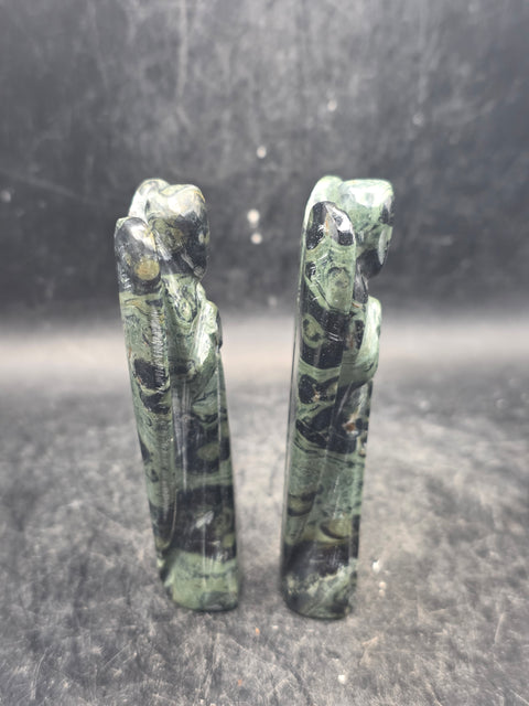 Kambaba Jasper gemstone angel! 3 inches tall, 1.8 ounces!