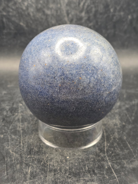Lazulite sphere! 15.3 ounces, 67mm, 2.6 inches