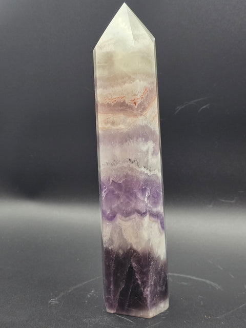 Large dream amethyst tower! 14.9 ounces, 7 inches tall