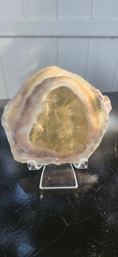 Agate slab, 10.3 ounces, 5 inches by 4 inches