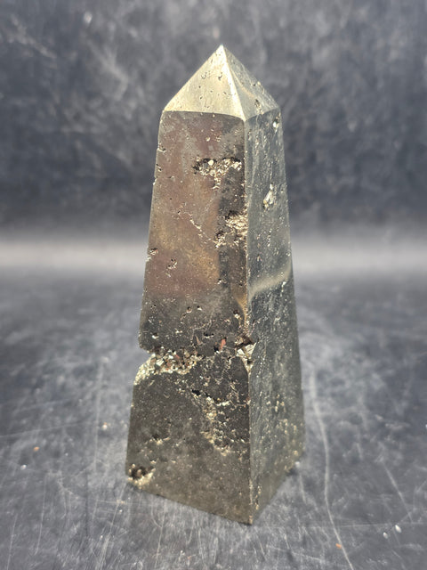 Pyrite tower! 9.5 ounces, 3.8 inches tall