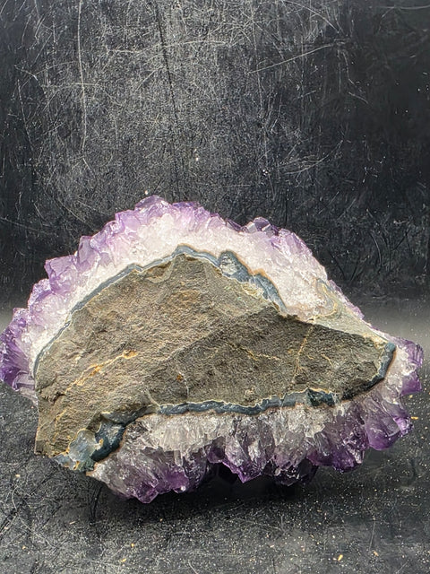 Amethyst special formation! 4.7 inches long, 2.5 tall, 1.4 pounds
