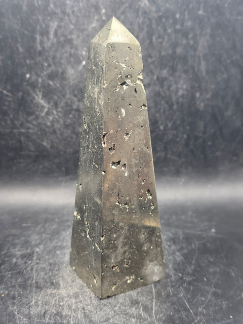 Large pyrite tower! 15 ounces!! 5 inches tall