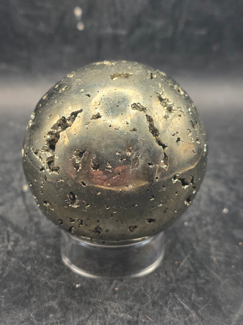 Pyrite sphere! 52.6mm, 2 inches, 12 ounces