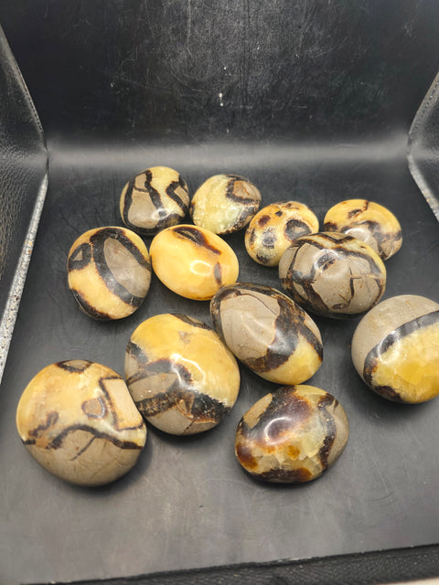 Septarian stone palm stone! 1.8 too 2.2 inchs!