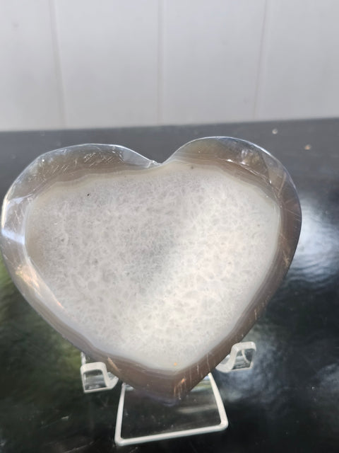 Agate heart! 12 ounces, 104.6mm wide, 4.12 inches