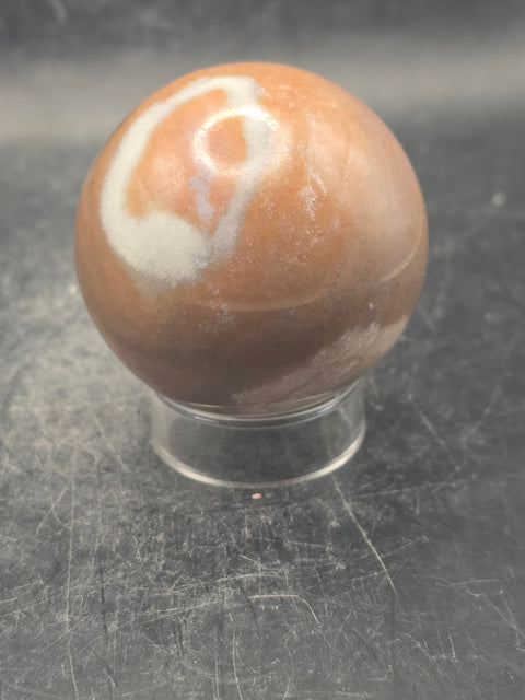 Ocean jasper sphere! 48.7mm, 1.9 inches, 5.6 ounces