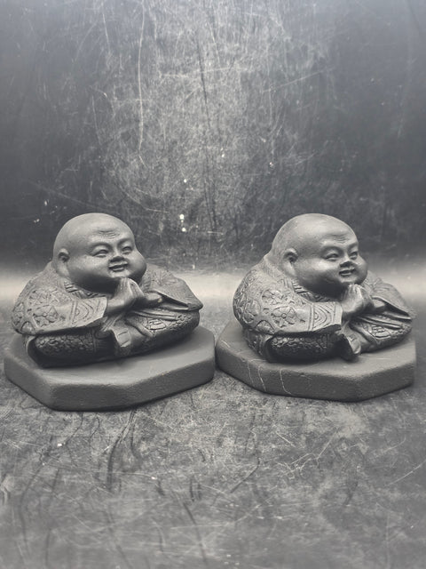Shungite Chinese Buddha figurine! 2.5 inches tall, 8 ounces