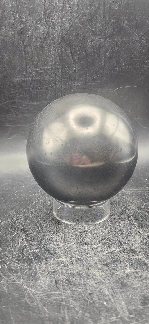 Polished Shungite sphere! 59mm, 2.3 inches, 6 ounces