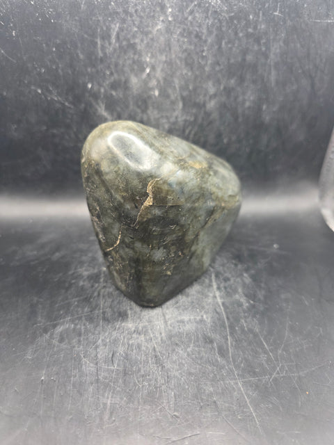 Labradorite free form! 1.6 pounds, 3.3 inches tall, 4.3" wide