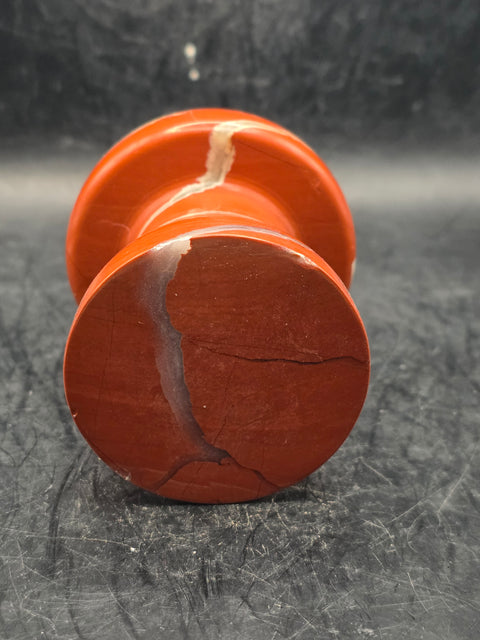 Brecciated jasper mushroom! 10.6 ounces, 3 inches tall!