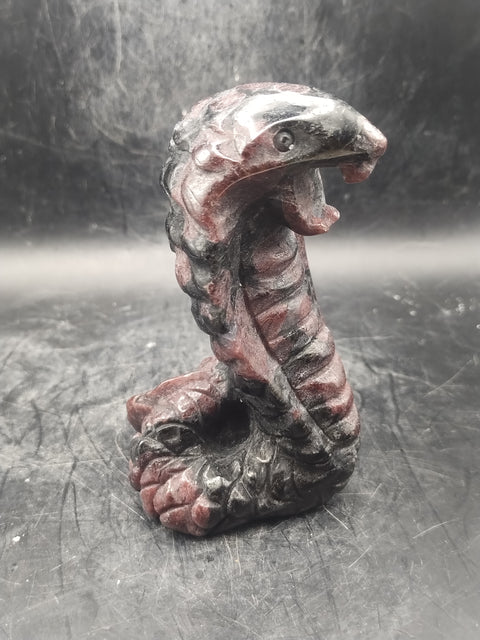 Astrophyllite garnet firework king cobra!! 10 ounces, 3.9 inches tall