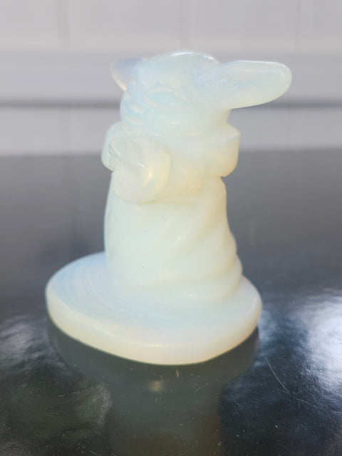Opalite yoda! 4.4 ounces, 2.3 inches
