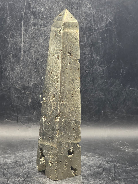 Large pyrite tower! 5.3 inches tall,  9 ounces