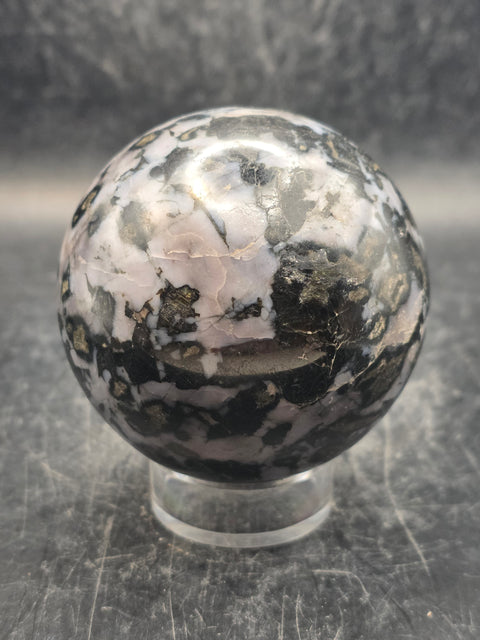 Indigo Gaborone sphere! 59.6mm, 2.3 inches, 11.6 ounces