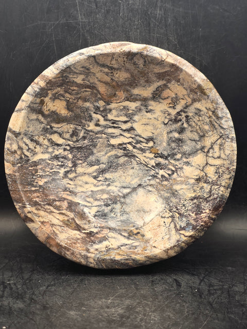 Batik jasper round bowl! 5.2 inches wide, 1.7 pounds!