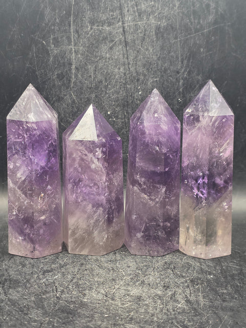 Natural Amethyst tower! 3 too 3.4 inches tall, 4 ounces
