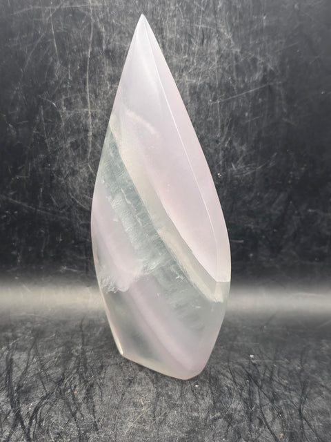 Yttrium florite tear tower! 5.5 inches tall, 2.5" wide, 11.8 ounces!