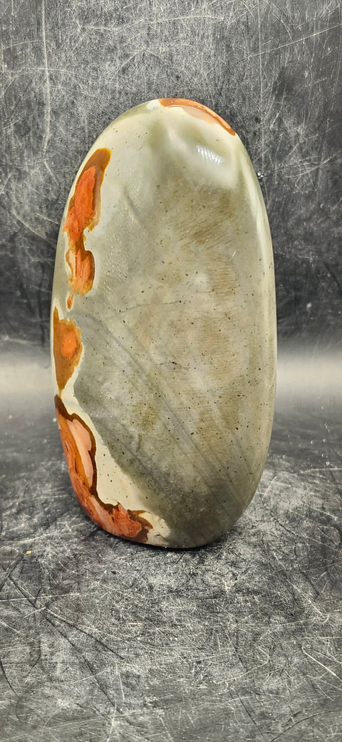 Polychrome jasper free form! 4 inches tall, 12 ounces